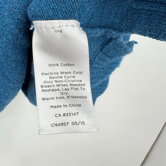 Talbots plus size Women’s Sweater Small Knit Pullover French Bulldog Dog Blue 3X - Picture 8 of 8